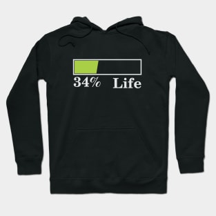 34% Life Hoodie